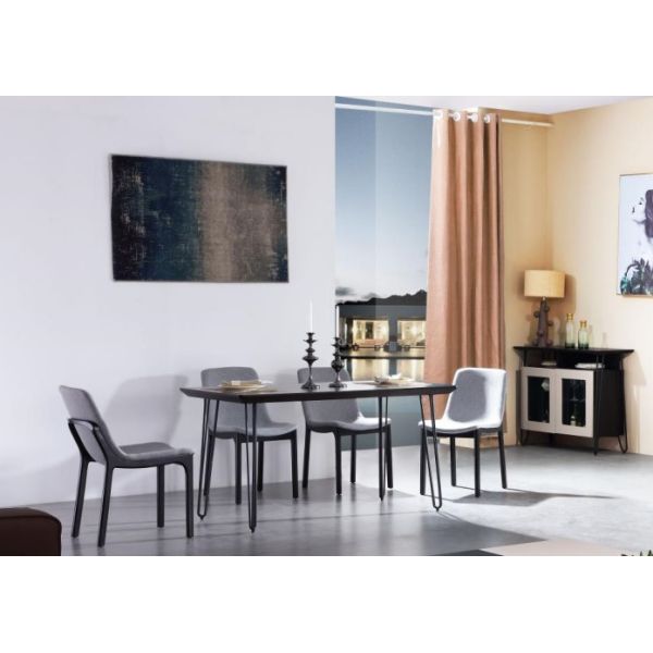 Modern Sintered Stone Dining Room Table Chair Set For Home Furniture