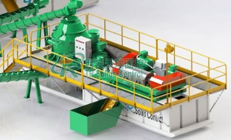 Water Based Management Drilling Mud System With 2 Screw Pumps 9000*2200*1300mm