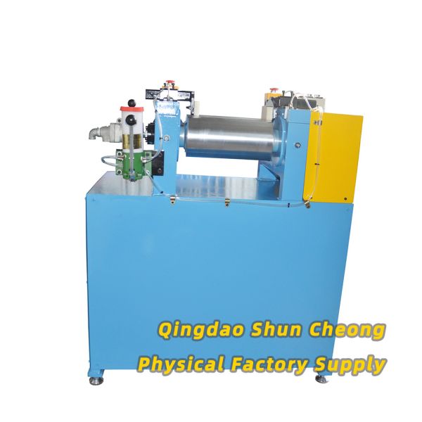 Lab Open Mixing Mill with CE/ISO9001 Certification, Precise Nip Gap Adjustment, and Hard Chromium Alloy Rollers