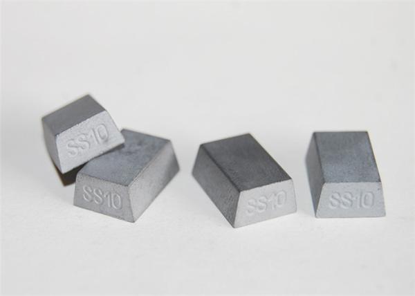 High Tensile Strength Cemented Carbide Tips , Granite Cutting Tips Easy Welding