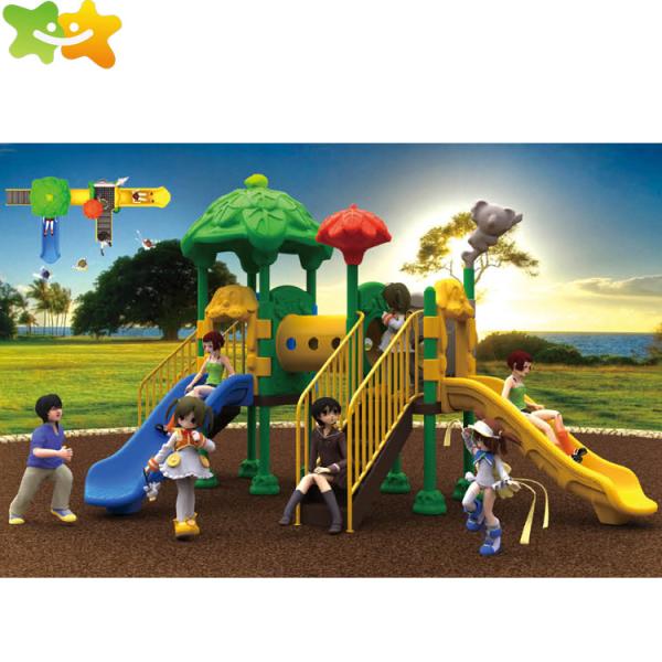 Safe And Durable Plastic Playground Equipment Outdoor Kids Backyard Slide
