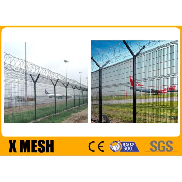 сетка металла провода 4mm ограждая покрытый порошок 76.2x12.7mm раскрывая цепляет ограждать