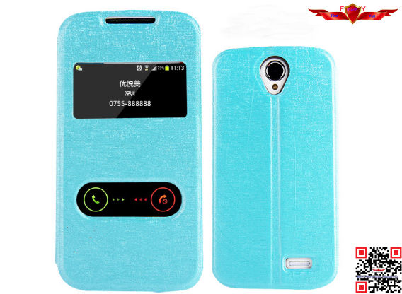 100% Perfect Fit Brand New Colorful PU Flip Leather Cover Case For Lenovo A388T Ultra Thin