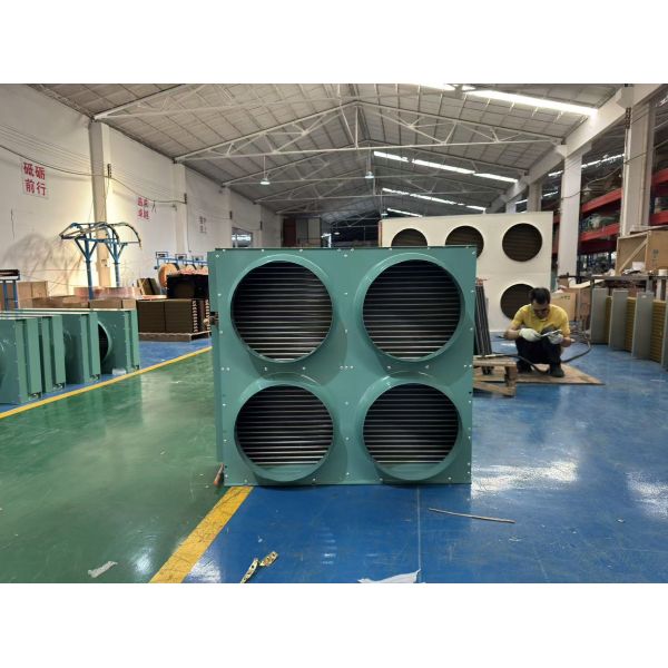 New Design High Efficiency Air Cooled Industrial Refrigeration Condenser with Aluminum & Copper Tube U-Shaped for Cold Storage