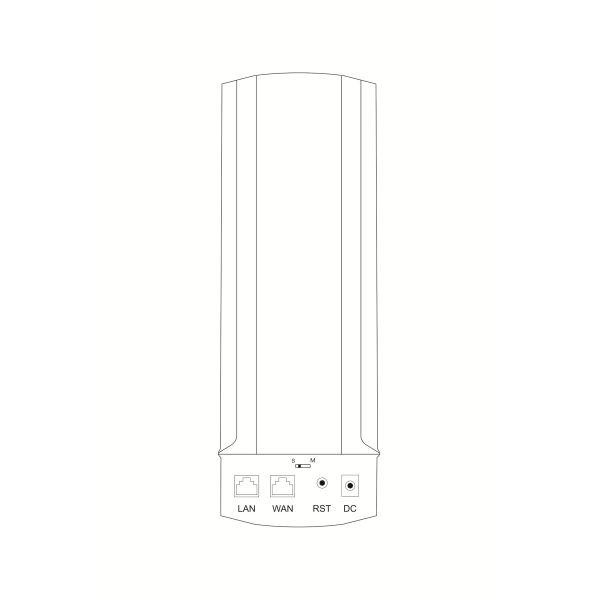 2.4Ghz 150Mbps Outdoor Wireless CPE with QCA9531 CPU - Model CPE150-P24