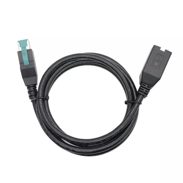 12V 3m Male To Female USB Cable For Car POS Machine Communication