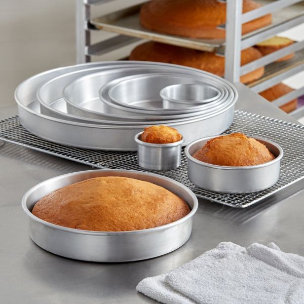 RK Bakeware China Foodservice NSF 10 дюймовый алюминиевый круглый слой формы для торта и прямой боковой стенки