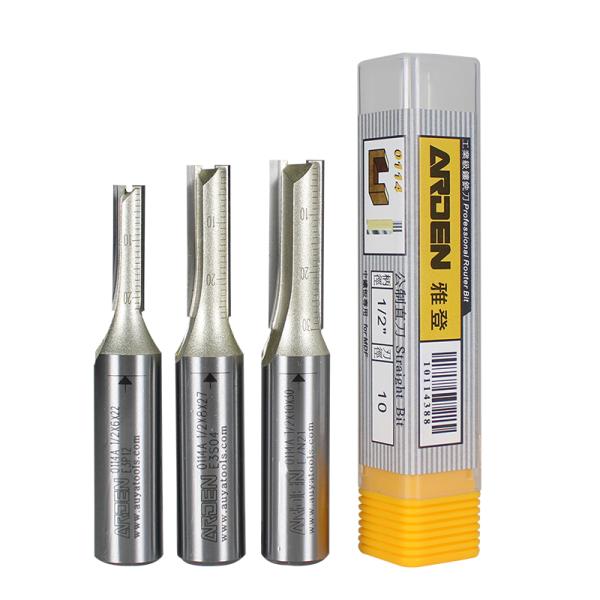 ARDEN Flush Trim Bit Wood Turning Carbide Woodworking Cutting Tools Double-Edged Metric Straight Knife Milling Cutter