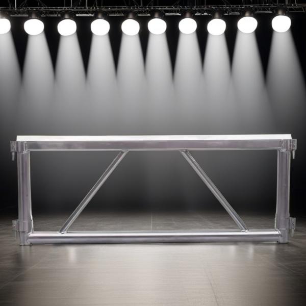 Adjustable Aluminum Folding Stage Platform With Alloy Stair Rise