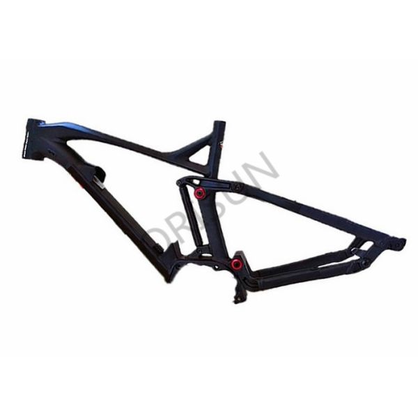Full Suspension Electric Bike Frame 27.5er Boost All Mountain Riding Style