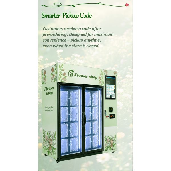 Flower Vending Machine Locker System for 24/7 Fresh Bouquet Sales