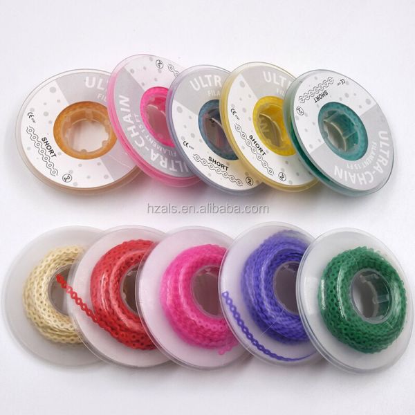 ALS Dental Medical Elastics Orthodontics Orthodontic Ligatures Ties 1040pcs/pk CERTIFICATE ISO Pack 1000pcs/pack