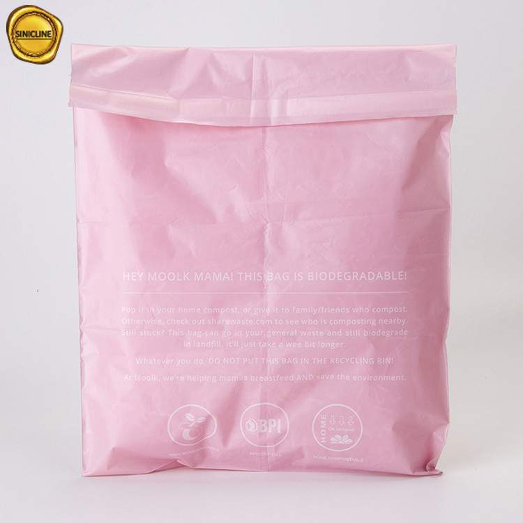 сумка дружественного к Эко Biodegradable изготовленного на заказ поли отправителя грузя с Само-прилипателем