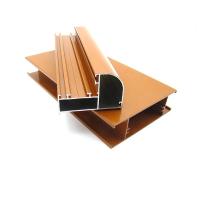 La poudre non-toxique du feu a enduit le beige T5 profond en aluminium des extrusions 6063