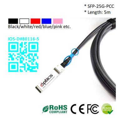 SFP28-25G-DAC5M 25G SFP28 To SFP28 DAC(Direct Attach Cable) Cables (Passive) 5M Dac Sfp28