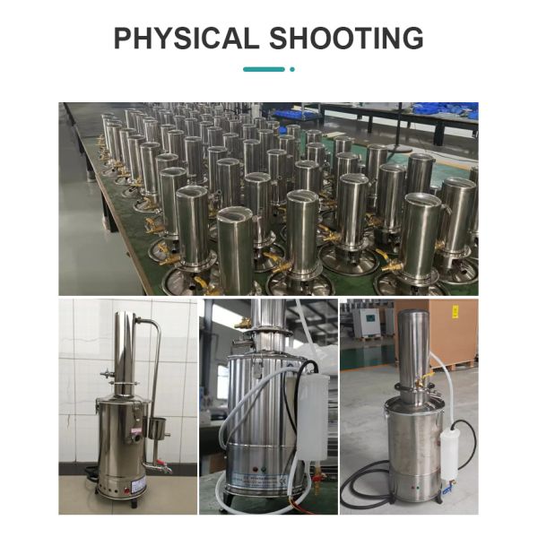 5/10/20L Stainless Steel Water Distiller with Auto Control and Electrothermal Heating