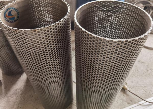Reverse Back Wash Filter Drum Johnson Wire Screen Slot Cylinder 316l