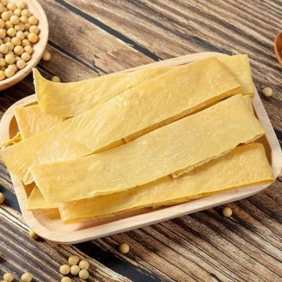 Plant Based Yuba Dried Tofu Skin Dry Soybean Tofu Skin Mainly Yellow Color