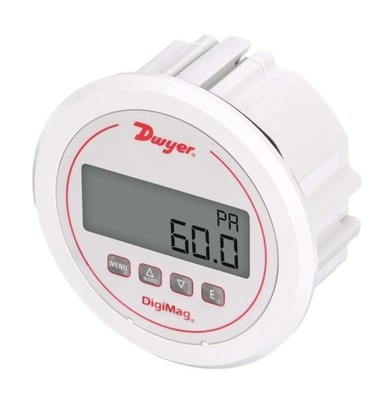 Dwyer DM-1000 Series DigiMag Digital Differential Pressure Gauge with LCD Display, Temperature Compensation, and Multi-Function Measurement