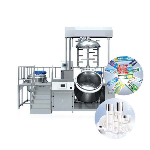 Automatic Toothpaste Cream Shampoo Detergent Vacuum Ultrasonic Emulsifier Machine