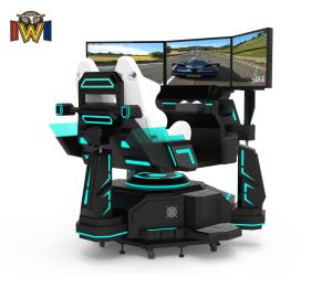 3 Axis VR Race Car Simulator Race Car Triple Screen Simulator