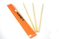 Dos hashis de bambu redondos do sushi do pacote utensílios descartáveis personalizados