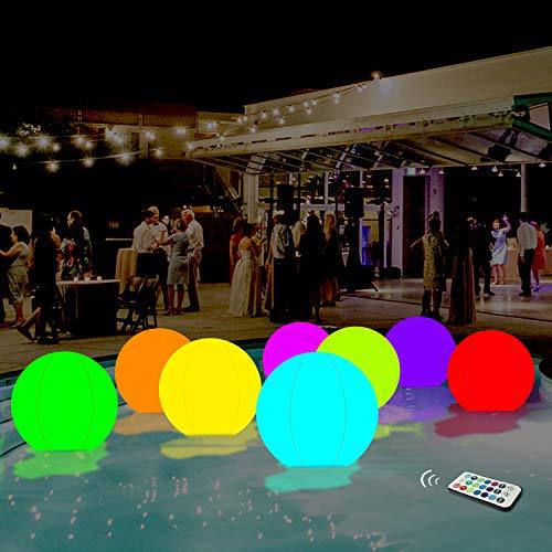 40CM Inflatable LED Glow Ball with 12-Color Remote Control for Indoor/Outdoor Events
