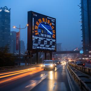Puissant panneau d'affichage publicitaire LED extérieur IP65 Luminosité ≥7000cd