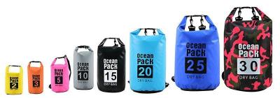 Personzliaed Logo Waterproof Dry Bag PVC Backpack Ocean Pack, Kayaking Boating Canoeing Swimming Hiking Camping