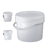 Plastic PP 5 Liter Round Plastic Drum 360g Dia 222mm 205mm