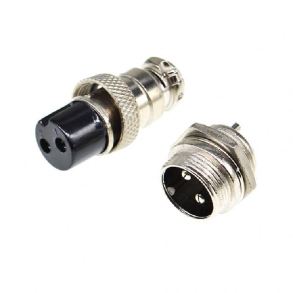 GX16-2 aviation plug socket Circular connector 16mm Diameter GX-16 Male Female Wire Panel Connector