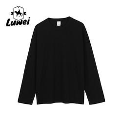 Fabricante Ginásio lavado 230g Espessado Manga longa pescoço redondo 100% algodão suéter de grande porte Streetwear Hoodie