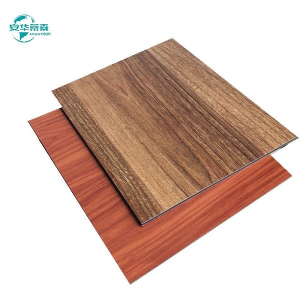 Wood Grain ACP Aluminum Composite Panel with High UV and Moisture Resistance 2mm to 6mm Thickness and PVDF & PE Coating