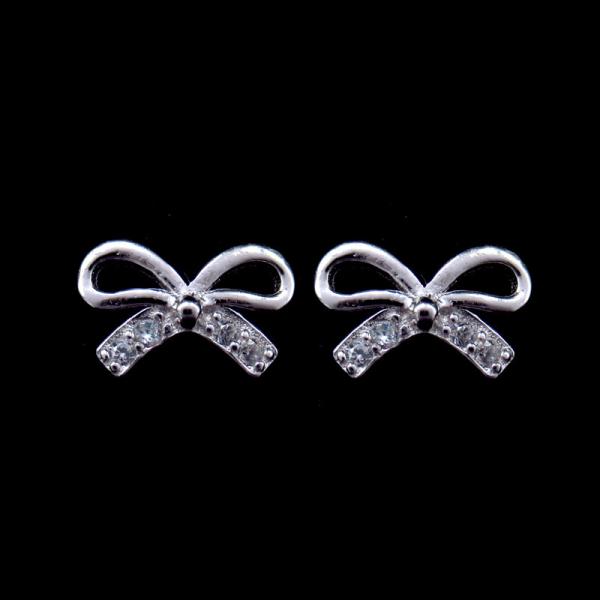 Christmas Holiday Gift 925 Sterling Silver Jewelry / Tree Colot Cz Green And Pink Earrings