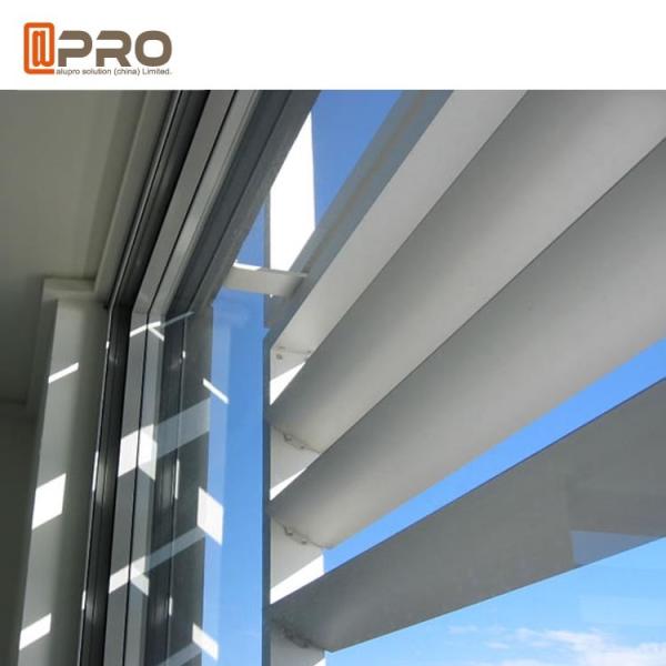 Horizontal Opening Aluminium Louver Window Australia Standard Powder Coated Customized Color
