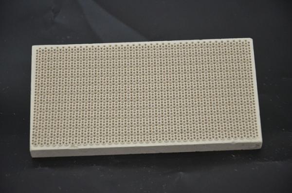 Infrared Honeycomb Ceramic Burner Plate Cordierite For LPG 132 * 92 * 13mm