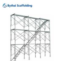 Safety Pre-Galvanized Ladder Frame Scaffolding From Meets Certification Standards