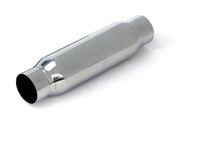 2.5  Inlet Round 14 Stainless Steel Exhaust Resonator
