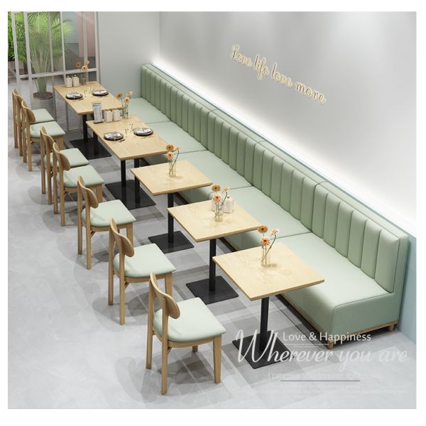 Modern Restaurant Furniture Stylish Western Restaurant Sofa and Chair