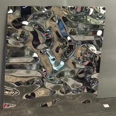 316L 430 Stainless Steel Water Ripple Sheet 8Mm Thick Color Plates Metal