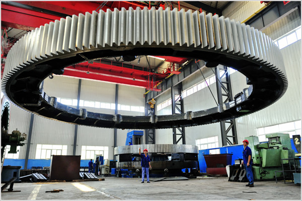 製造所の帯ギヤの採掘機のための大きい製造所の帯ギヤ リング歯リング