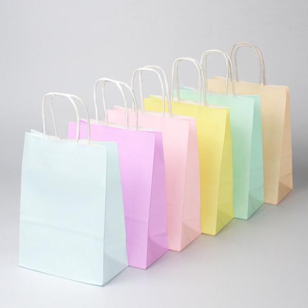 FSC Flat Bottom Kraft Paper Bags For Shopping Mall