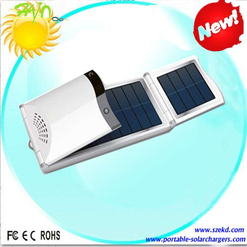 Portable High Capacity Solar Charger Wiht Feed Indicator And ABS Shell For Laptop, Mobile
