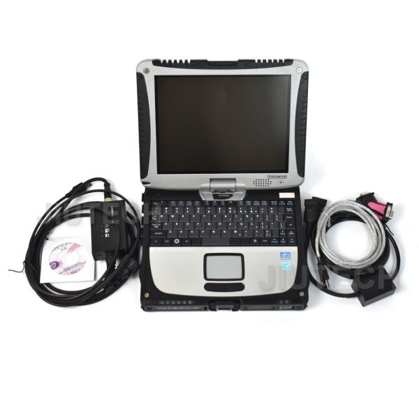Ноутбук доктора Кабеля Диагностическ Блока развертки Tool+CF19 тележки Линде Canbox