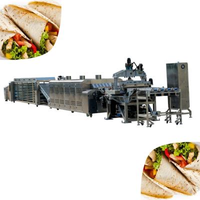 3800pcs/h linha de produção da tortilha do tela táctil 43kw