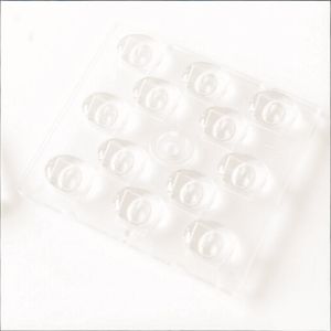50x50mm Optical PC Material and TPIII-M Beam Angle LED Lens for SMD 3030 LED PCB Board