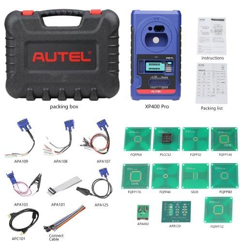 Programmeur de clés et de puces Autel XP400 PRO plus kit d'accessoires de programmation de clés étendu Autel IMKPA pour renouveler et déverrouiller