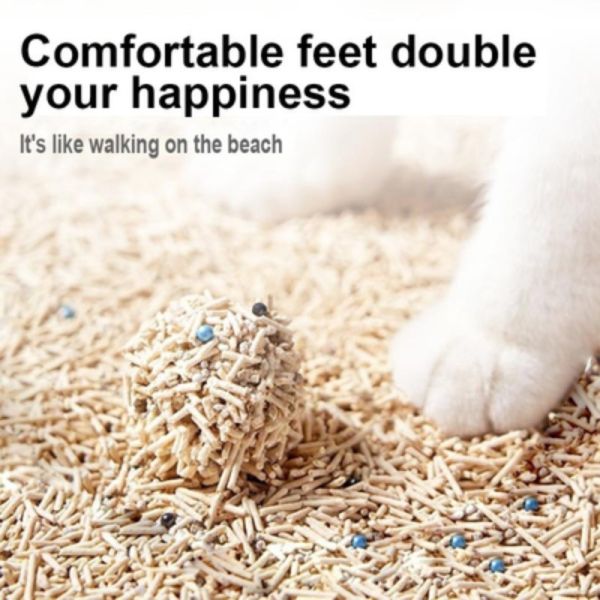 Tofu Bentonite mixed litter Strong Agglomeration Flushable Mixed Cat Litter