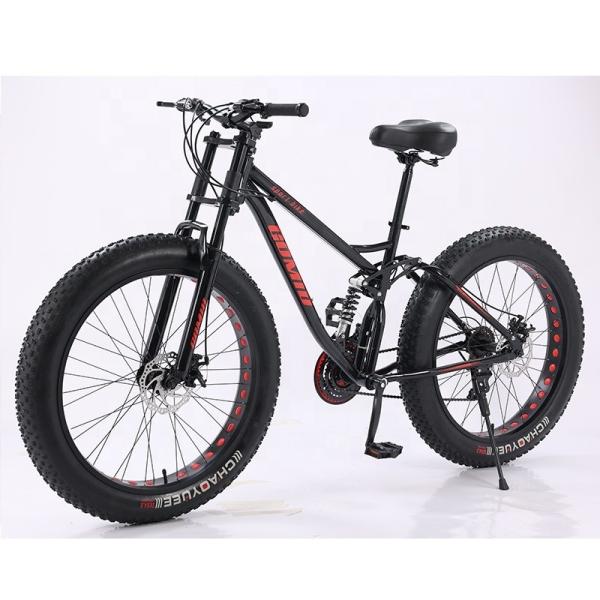 200kg Load Capacity Full Suspension Mountain Cycle Bicycle OEM Customizable Fat Tire Bike for Snow and Mountain Terrain