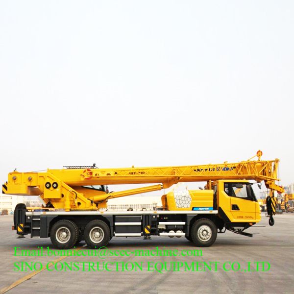 16 Ton XCT16 Hydraulic Telescopic Truck Crane Fully Extended Boom